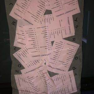 chanel silk headscarf